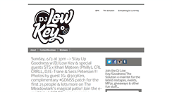 Desktop Screenshot of djlowkey.com